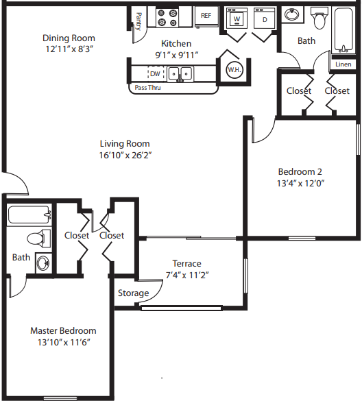 B2 - The Bahamas floor plan